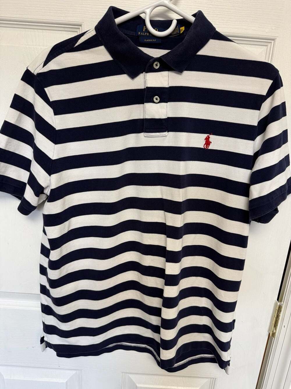 Polo Ralph Lauren Men's Classic-Fit Striped Mesh Polo Shirt